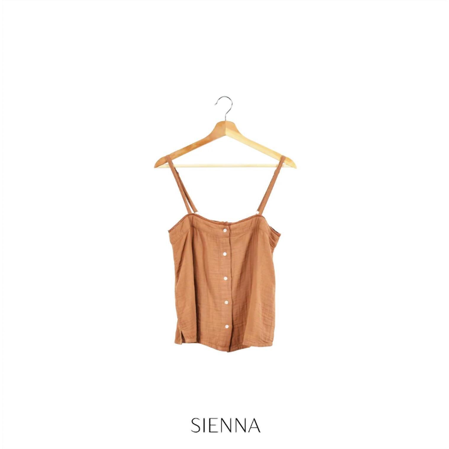 New Loam Surrender Lounge Cami Top In Sienna